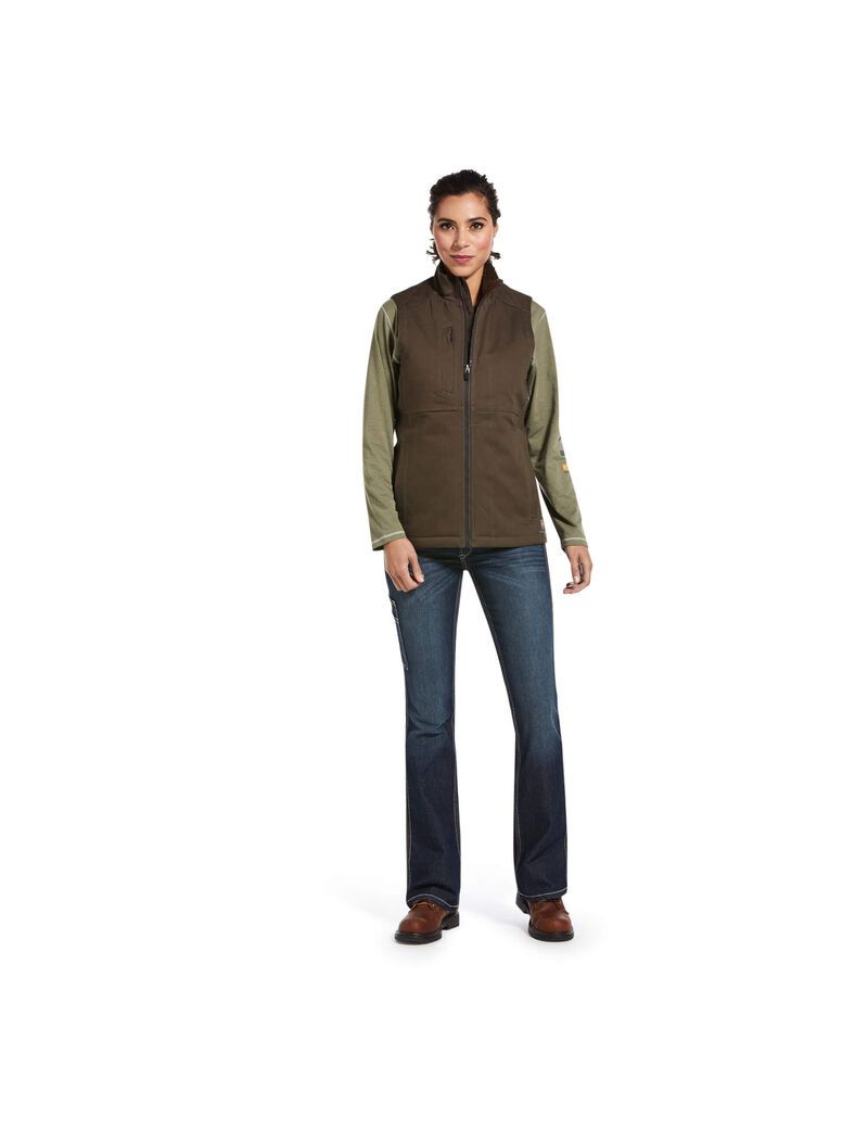 Vêtements De Travail Ariat Rebar DuraCanvas Insulated Vest Multicolore | UVS-9178822