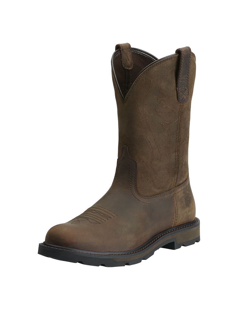 Bottes de Travail Ariat Groundbreaker Marron | FGG-6475391