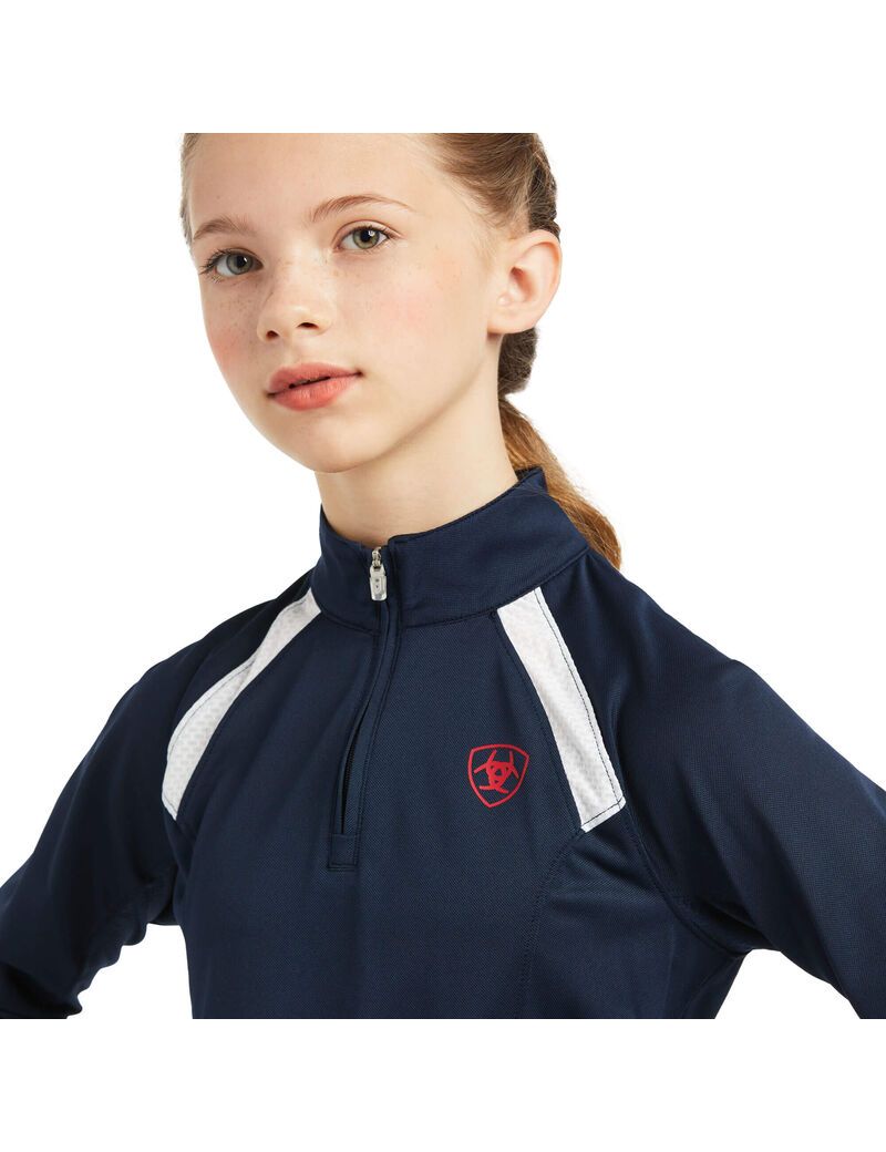 Couches Intermédiaires Ariat Sunstopper 2.0 Team 1/4 Zip Multicolore | YYI-8840411