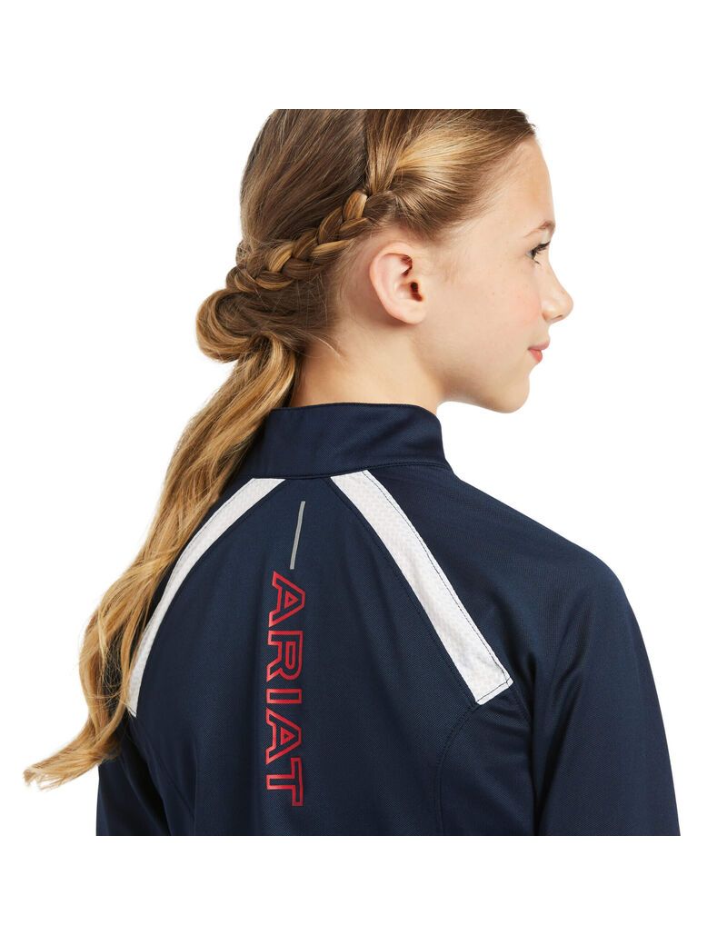 Couches Intermédiaires Ariat Sunstopper 2.0 Team 1/4 Zip Multicolore | YYI-8840411