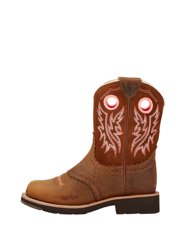 Bottes Western Ariat Fatbaby Cowgirl Marron | TLQ-7072711