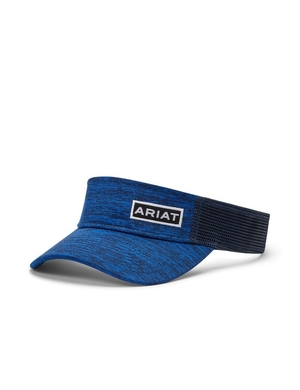 Chapeaux Ariat Offset Box Logo Visor Turquoise | PVB-8937752