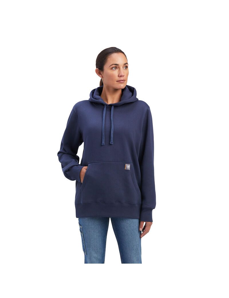 Vêtements De Travail Ariat Rebar Aztec Flag Graphique Hoodie Indigo | NMX-9847690