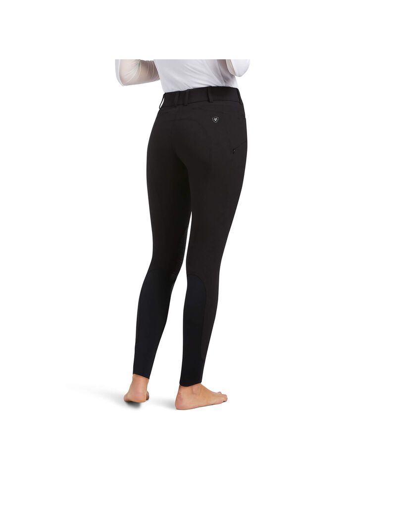 Pantalon Ariat Prelude Knee Patch Breech Noir | ONO-4377076