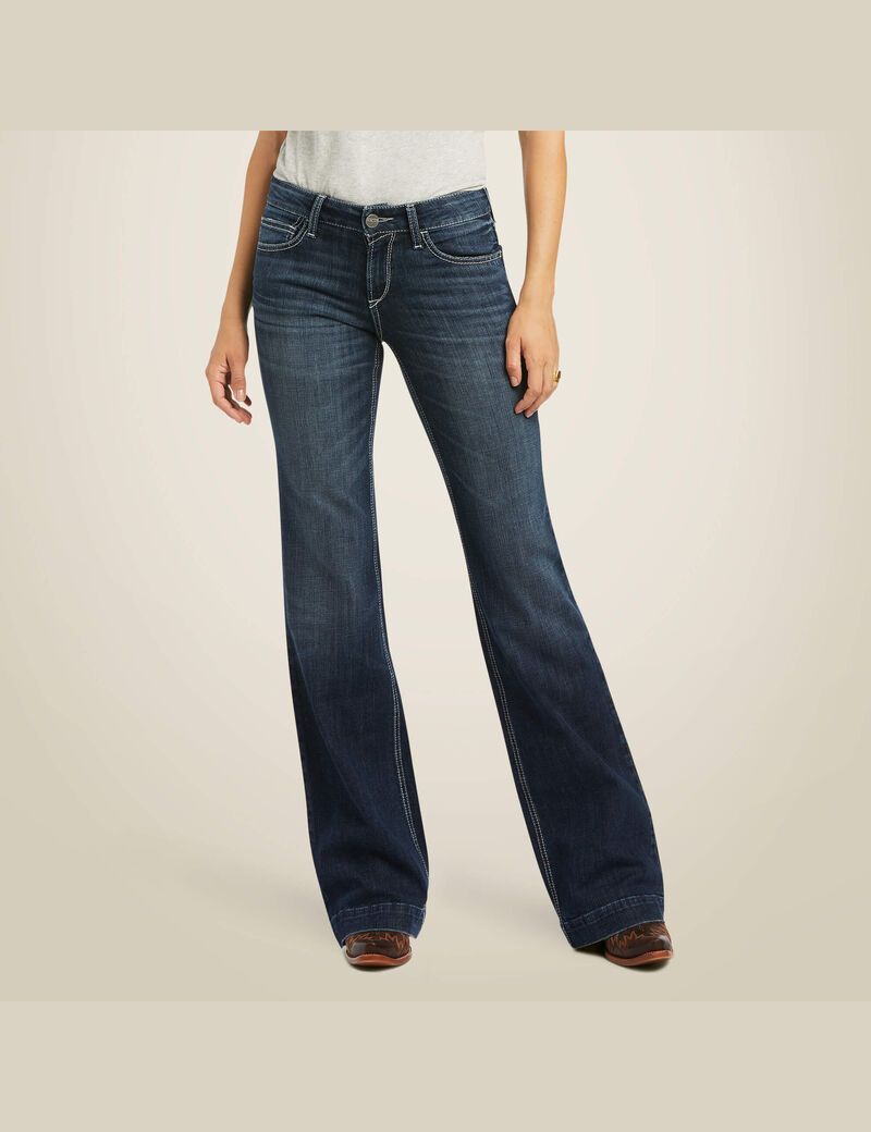 Jean Ariat R.E.A.L. Perfect Rise Regina Flare Multicolore | UYH-8025894