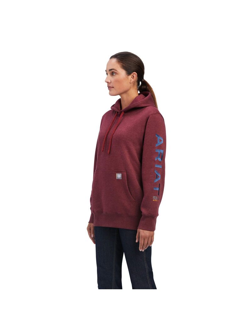 Vêtements De Travail Ariat Rebar Graphique Hoodie Bleu Marine | NBC-8600403