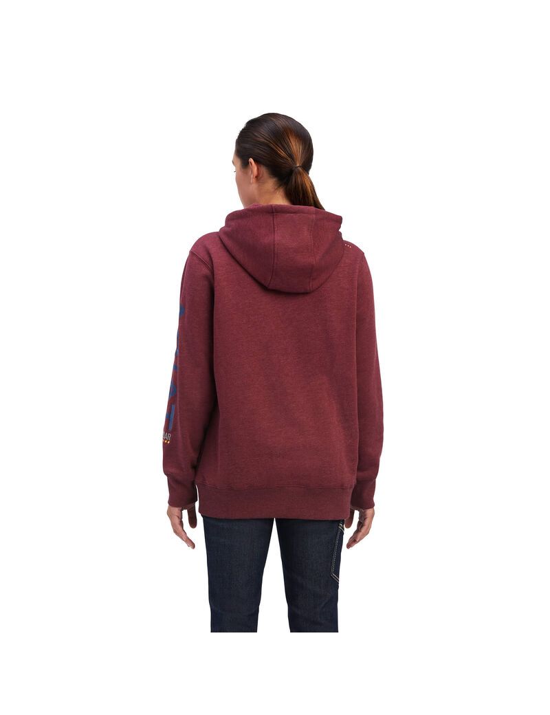 Vêtements De Travail Ariat Rebar Graphique Hoodie Bleu Marine | NBC-8600403