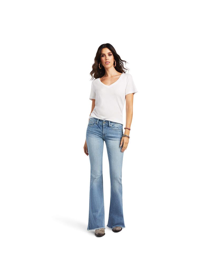 Jean Ariat R.E.A.L. Perfect Rise Regina Flare Multicolore | UYH-8025894