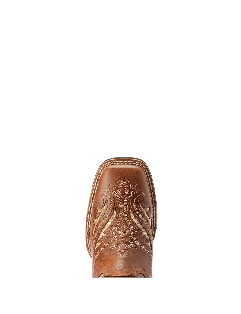 Bottes Western Ariat Round Up Bliss Marron | MFS-5603670