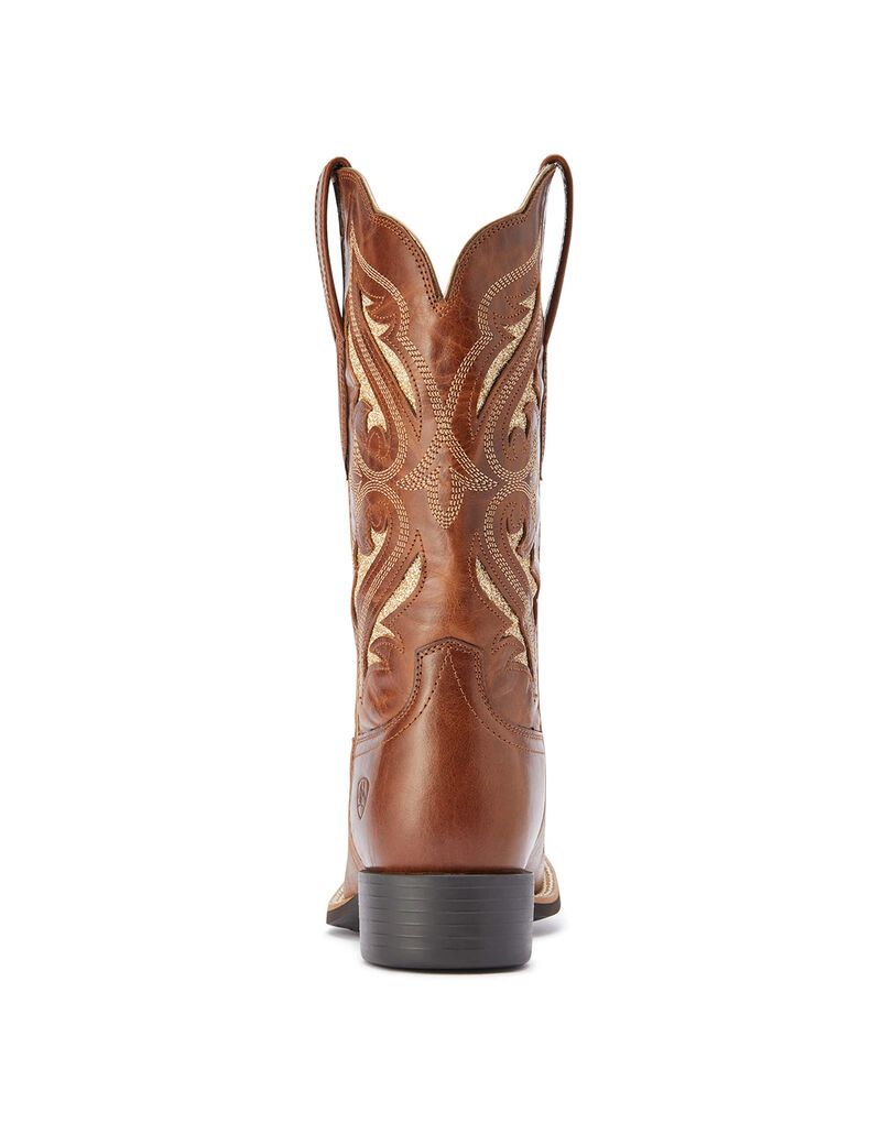 Bottes Western Ariat Round Up Bliss Marron | MFS-5603670