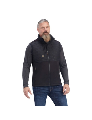 Vêtements De Travail Ariat Rebar Cloud 9 Vest Noir | GLM-6081900