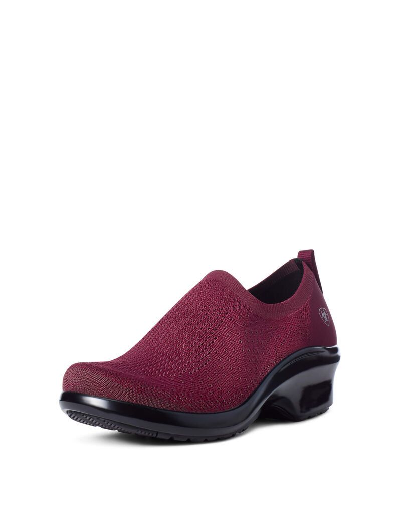 Bottes de Travail Ariat VentKnit Expert Clog Bordeaux | NDB-2285413