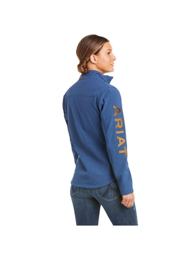 Vestes Ariat New Team Softshell Bleu | JYC-4804450