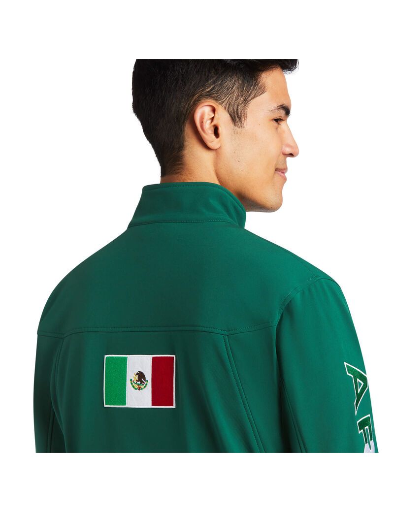 Vestes Ariat New Team Softshell MEXICO Multicolore | HAF-0762536