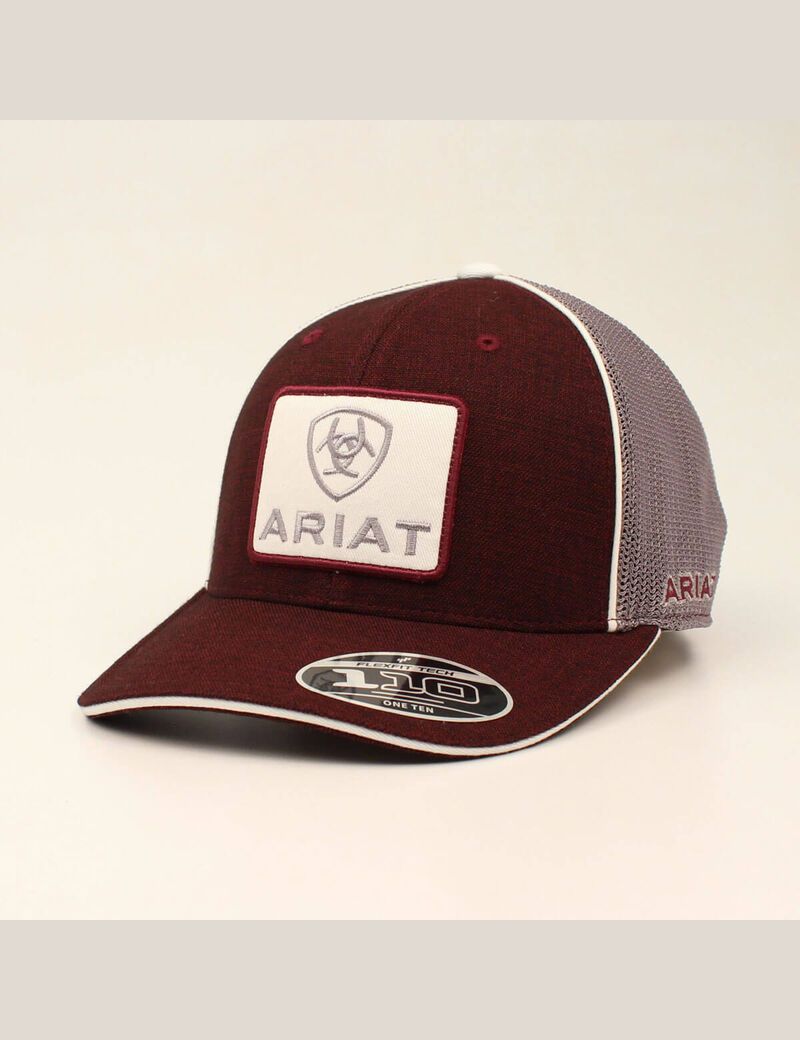 Casquettes Ariat Large logo patch Bordeaux | HNL-7757819