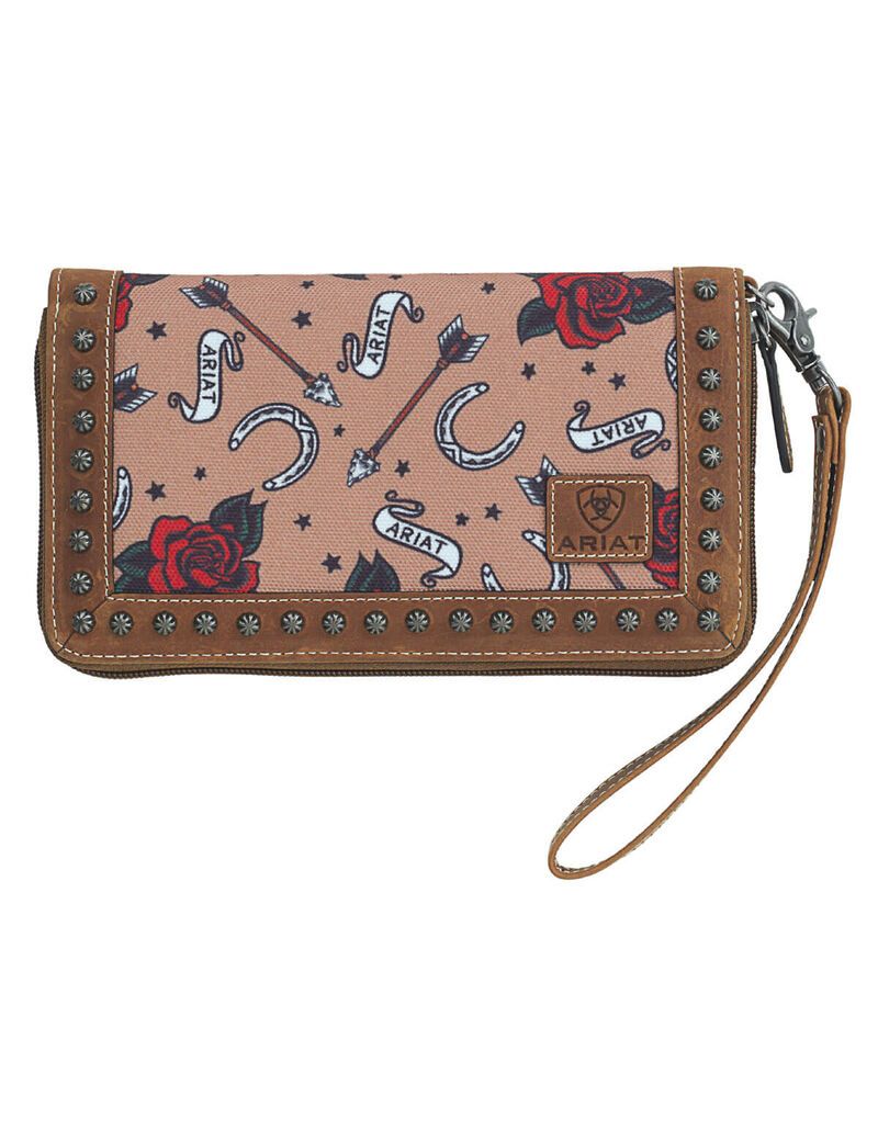 Portefeuilles Ariat Cruiser clutch Marron | EDT-5087472