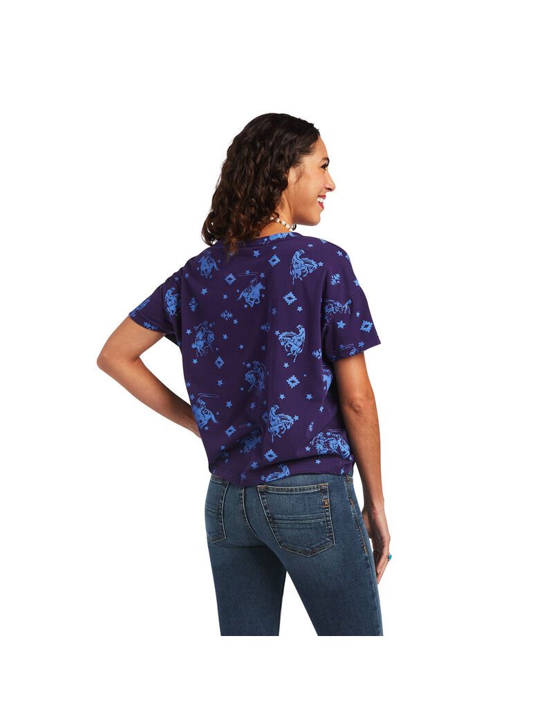 Hauts Ariat Bluegrass Tee Multicolore | ZFM-8738881