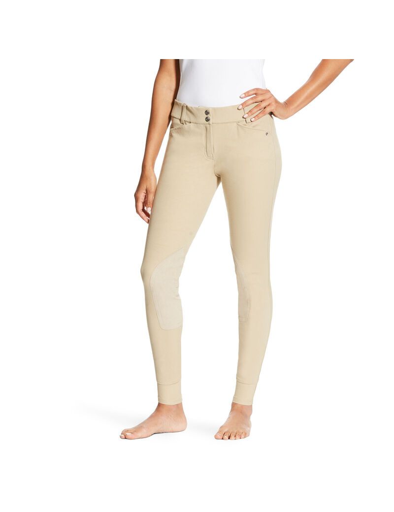 Pantalon Ariat Heritage Knee Patch Breech Marron | SJV-3309246