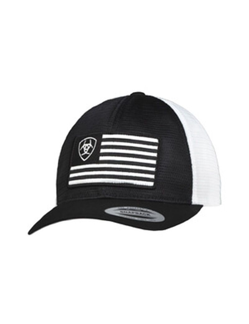 Casquettes Ariat Shield flag mesh Noir | CGD-7737116