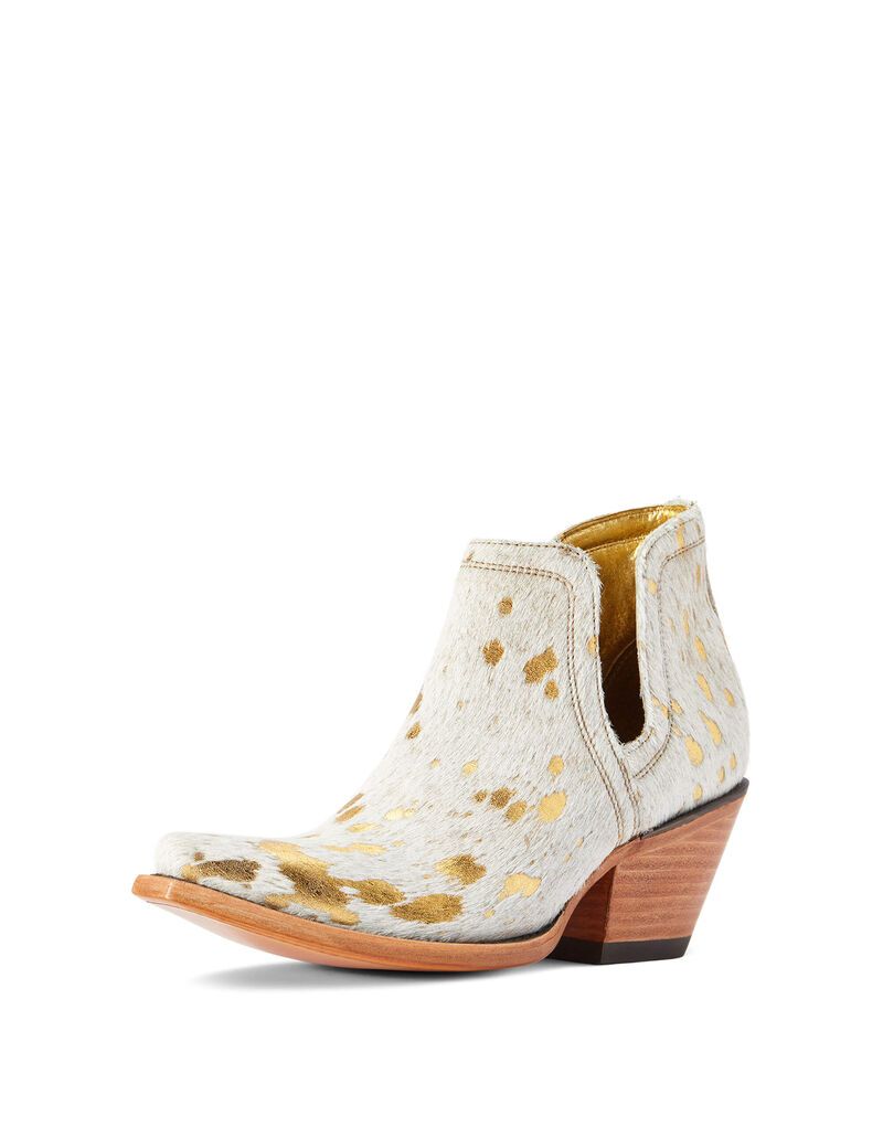 Bottines Ariat Dixon Haircalf Western Blanche Metal | XAI-5287948