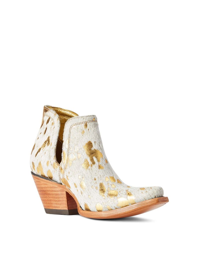 Bottines Ariat Dixon Haircalf Western Blanche Metal | XAI-5287948