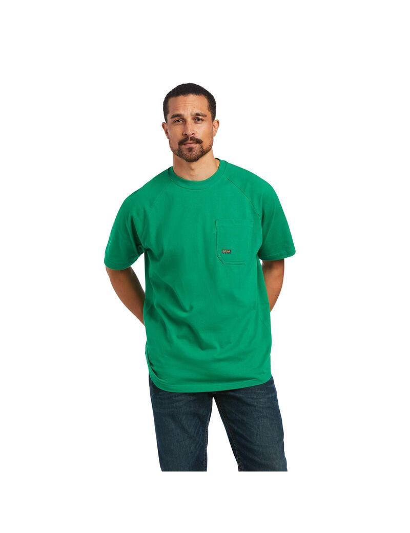 Vêtements De Travail Ariat Rebar Coton Strong T Shirts Multicolore | ZMV-4268394