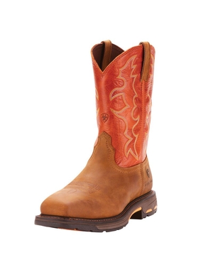 Bottes de Travail Ariat WorkHog Larges Square Embout Steel Embout Multicolore | TDI-3406804