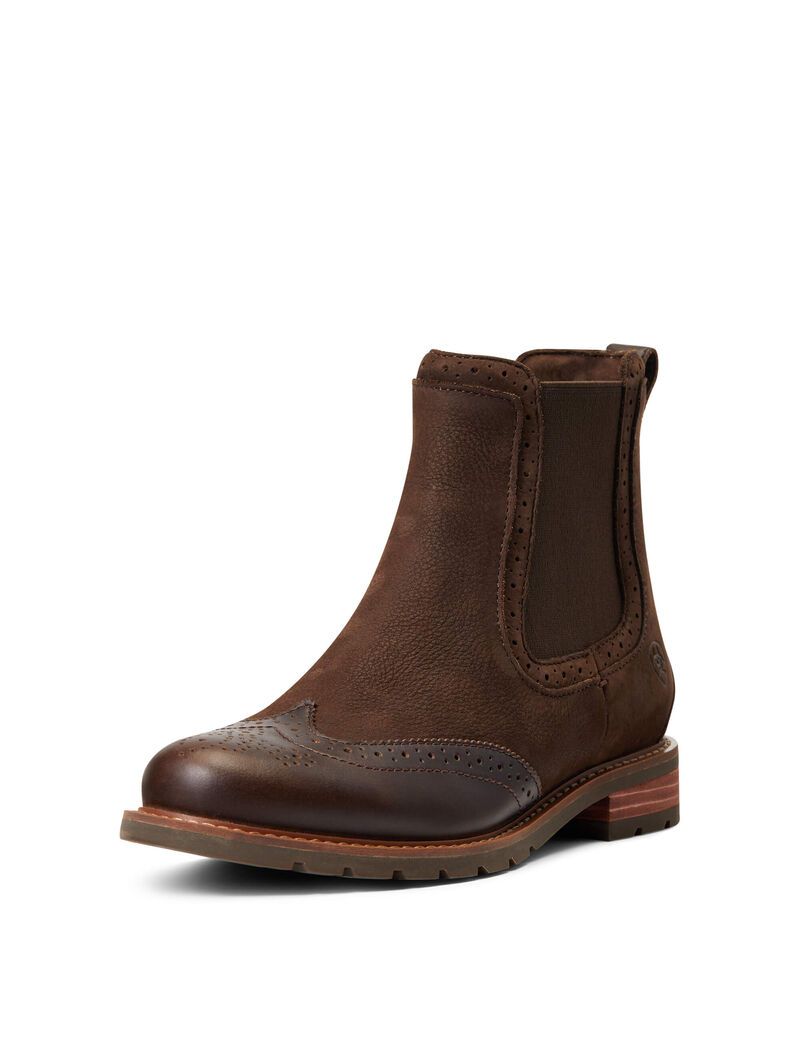 Bottes Imperméables Ariat Wexford Brogue Imperméables Chocolat Marron | CQZ-6862522