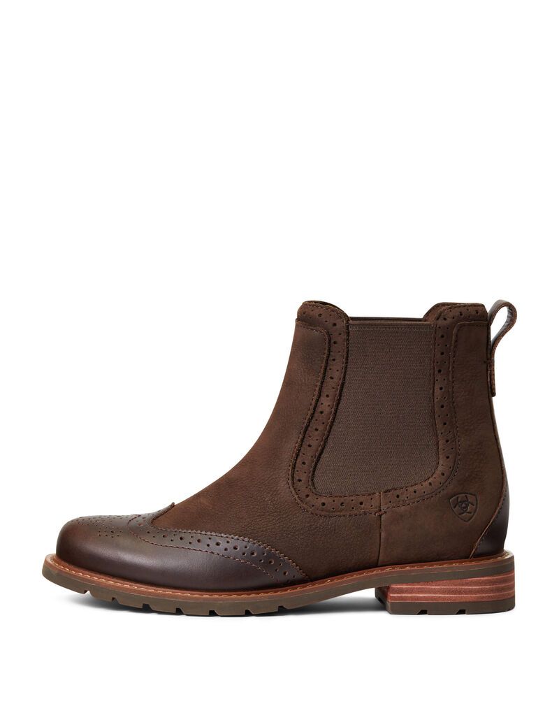 Bottes Imperméables Ariat Wexford Brogue Imperméables Chocolat Marron | CQZ-6862522