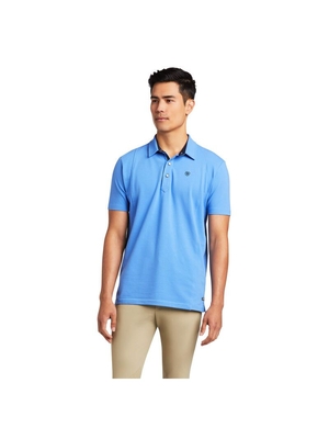 Polos Ariat Medal Bleu | OQQ-7169329