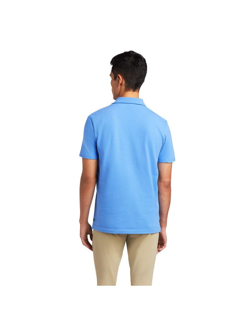 Polos Ariat Medal Bleu | OQQ-7169329