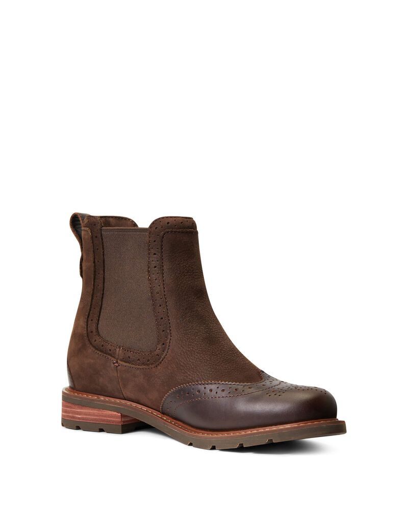 Bottes Imperméables Ariat Wexford Brogue Imperméables Chocolat Marron | CQZ-6862522