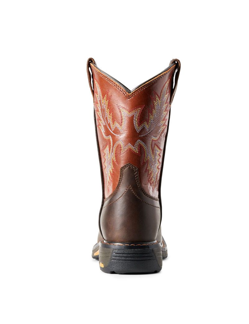 Bottes Western Ariat Workhog Larges Square Embout Multicolore | NNZ-5698081