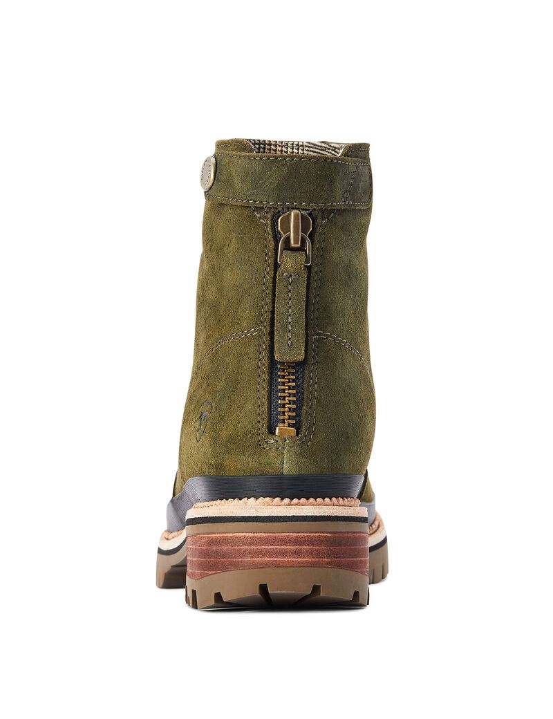 Bottines Ariat Leighton Imperméables Vert Olive | CSZ-1406540