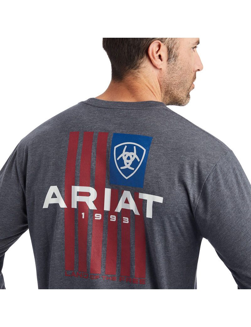 T Shirts Ariat LOTF Titane | BAQ-8159114