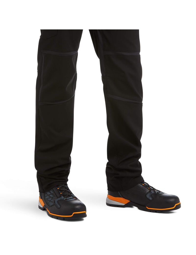 Pantalon Ariat Rebar M5 Droit DuraStretch Ripstop Cargo Droit Noir | PWT-8898366