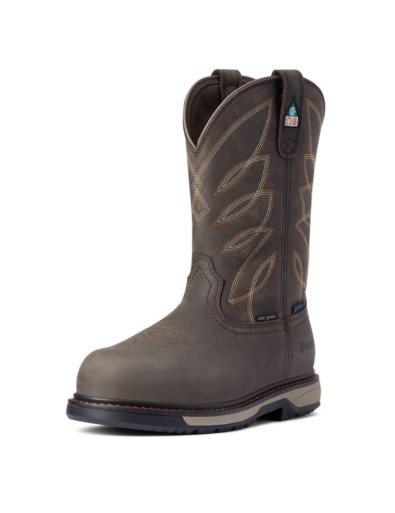 Bottes Imperméables Ariat Riveter CSA Glacier Grip 400g Composite Embout Travail Multicolore | ZNS-8360936