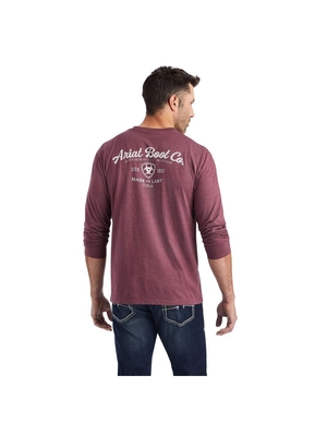 T Shirts Ariat Catégories Crest Bordeaux | NYP-1581435