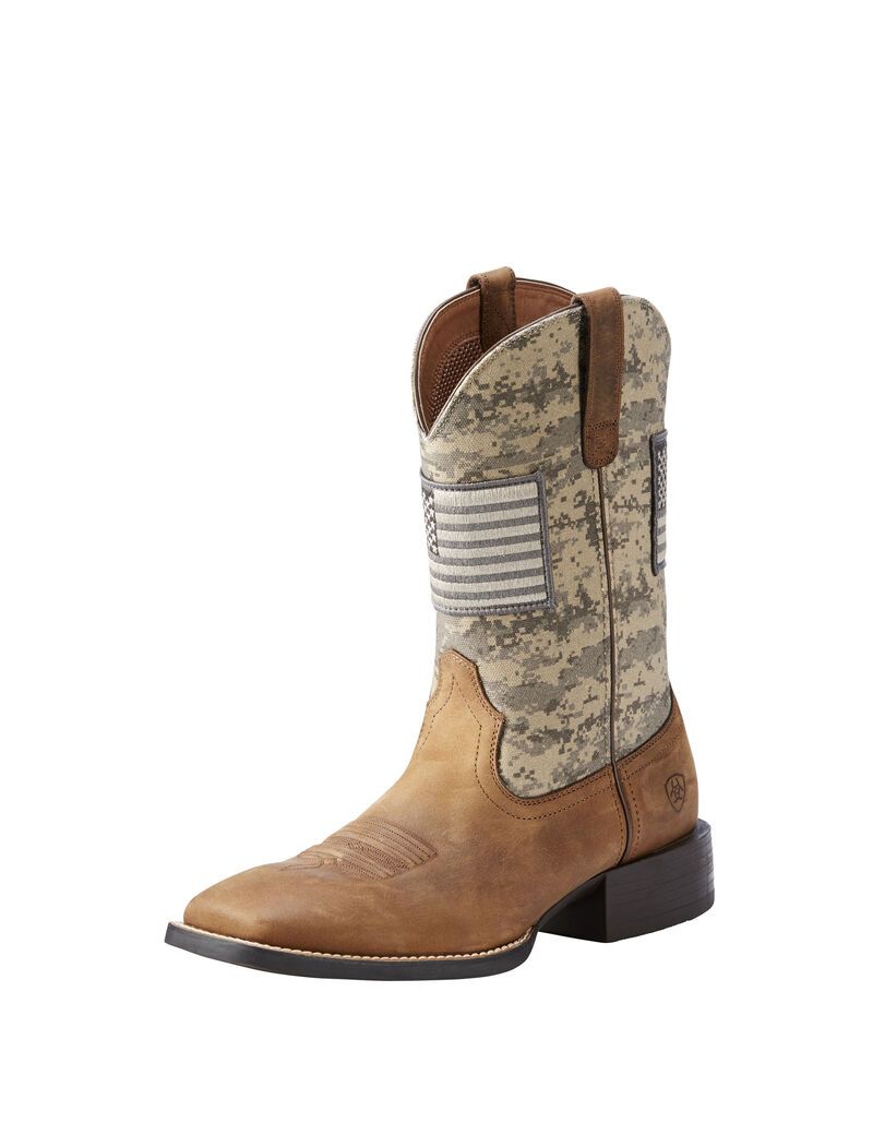 Bottes Western Ariat Sport Patriot Marron | DSN-3845431