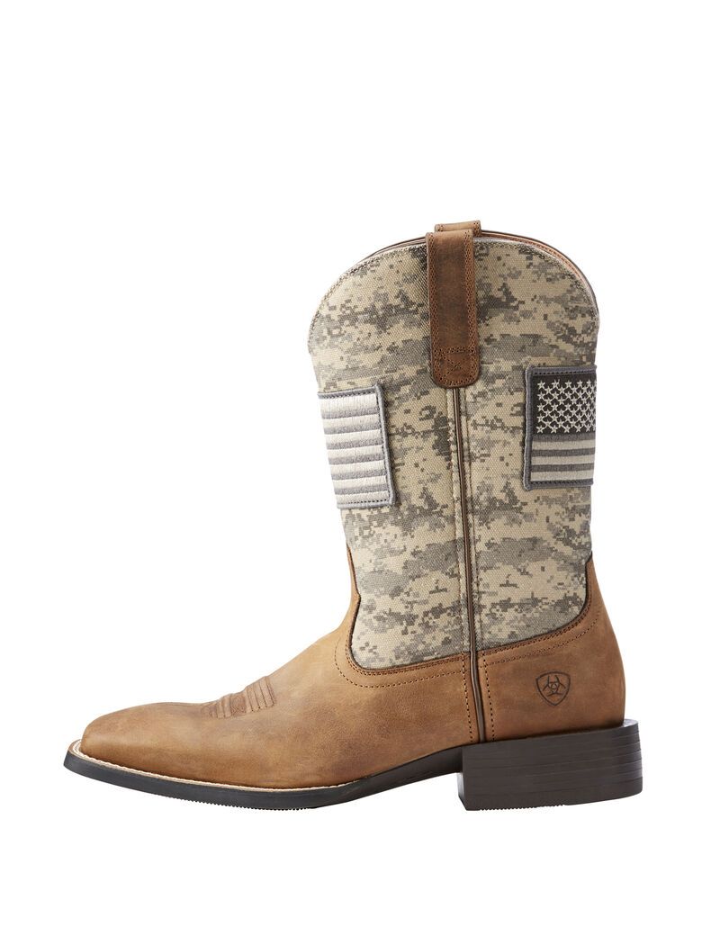 Bottes Western Ariat Sport Patriot Marron | DSN-3845431