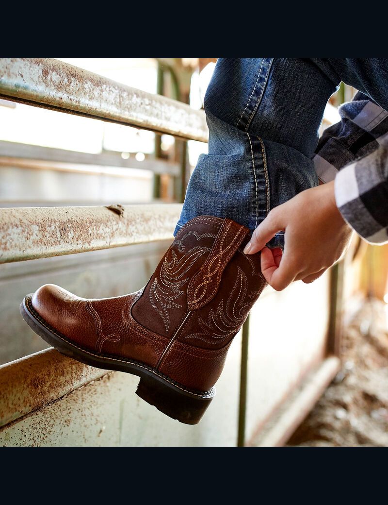 Bottes Western Ariat Fatbaby Heritage Dapper Cuivre | ZQZ-5985102