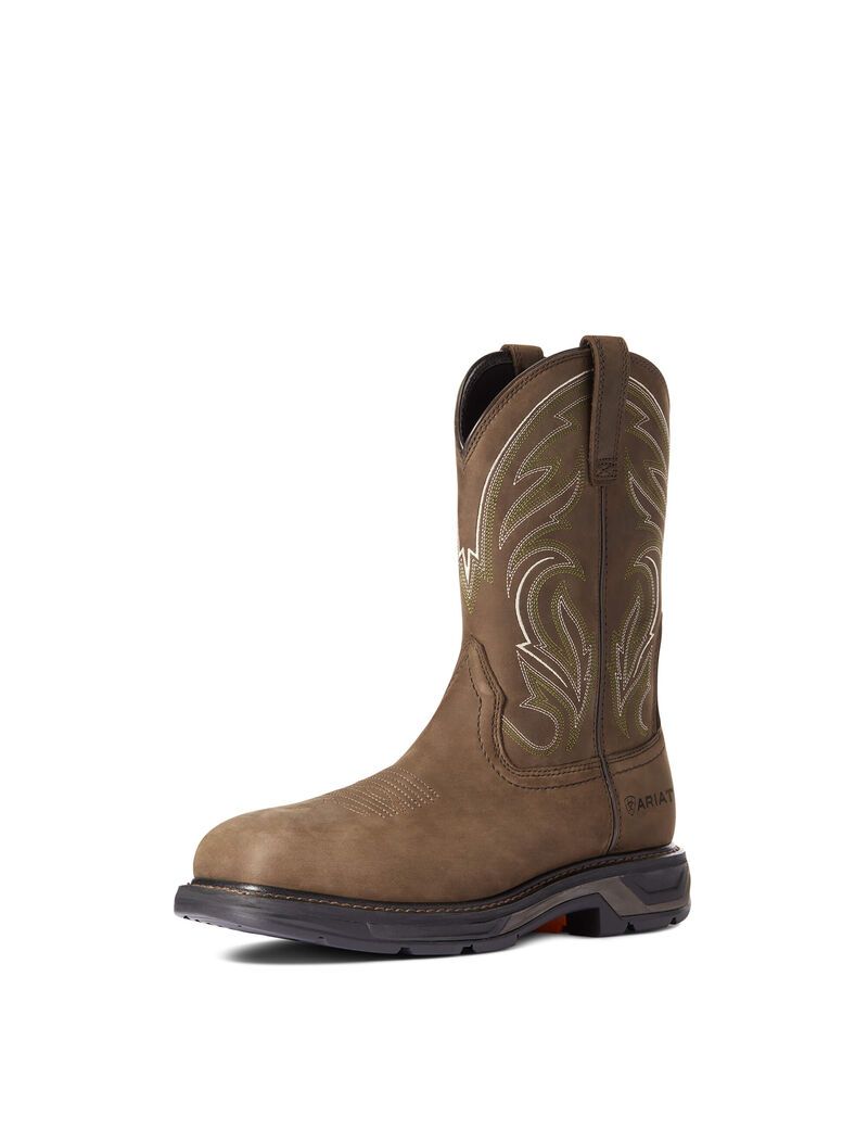 Bottes de Travail Ariat WorkHog XT Cottonwood Carbon Embout Marron | POG-1985217