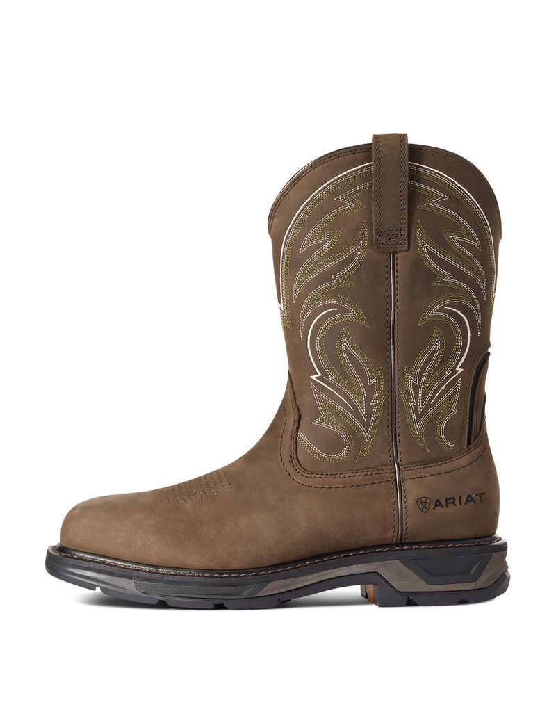 Bottes de Travail Ariat WorkHog XT Cottonwood Carbon Embout Marron | POG-1985217