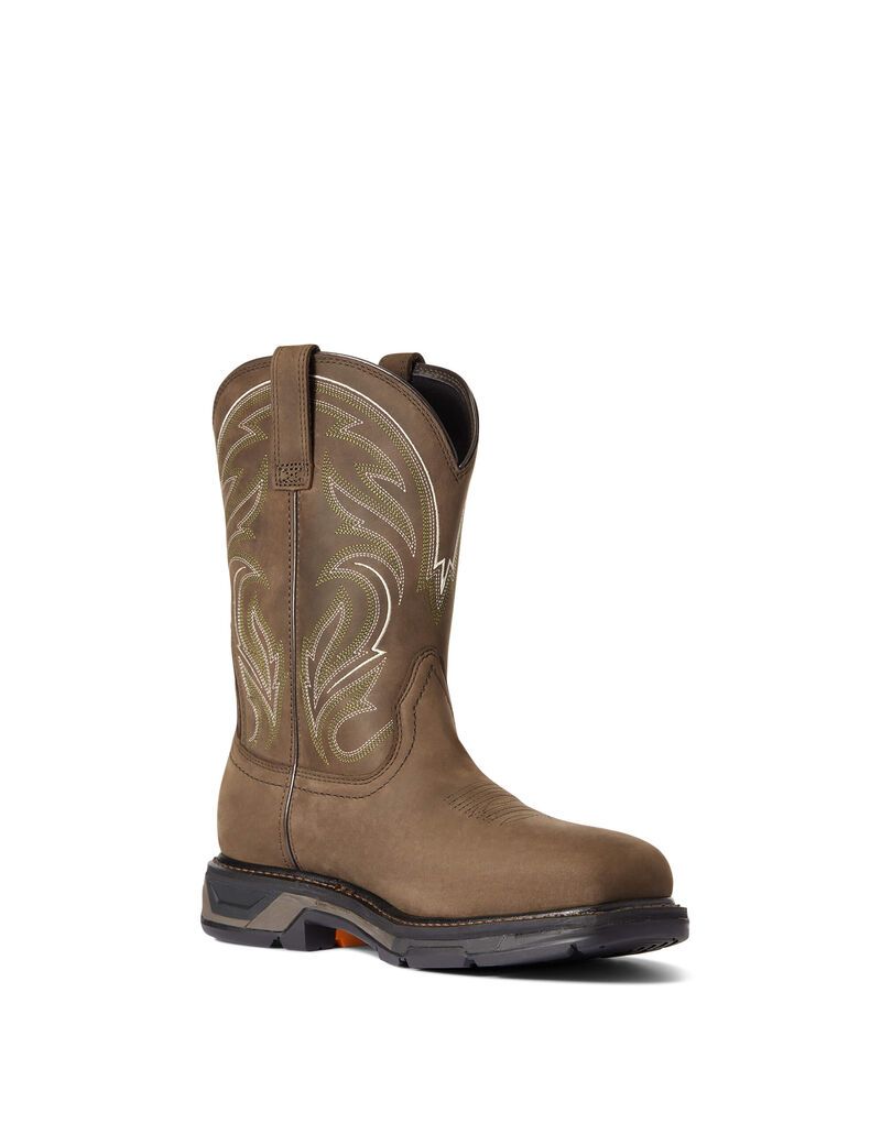 Bottes de Travail Ariat WorkHog XT Cottonwood Carbon Embout Marron | POG-1985217