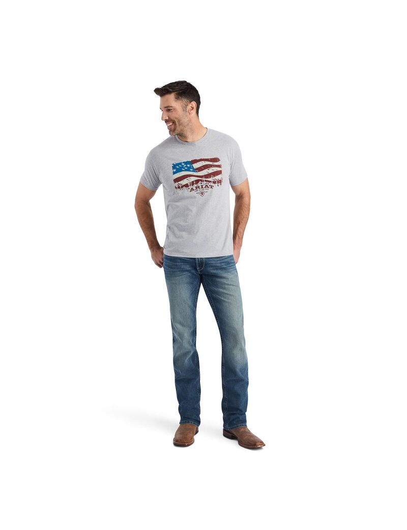 T Shirts Ariat Flagscape Multicolore | RGE-5217235