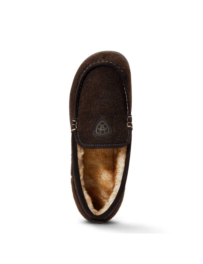 Chaussons Ariat Lost Lake Moccasin Chocolat | JFD-3395776