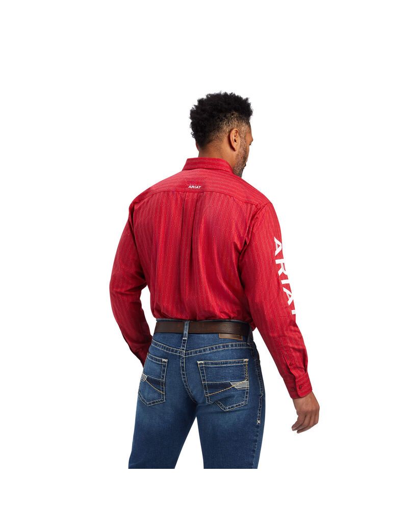 Chemises De Costume Ariat Team Maximus Classiche Fit Rouge | ULP-5340224