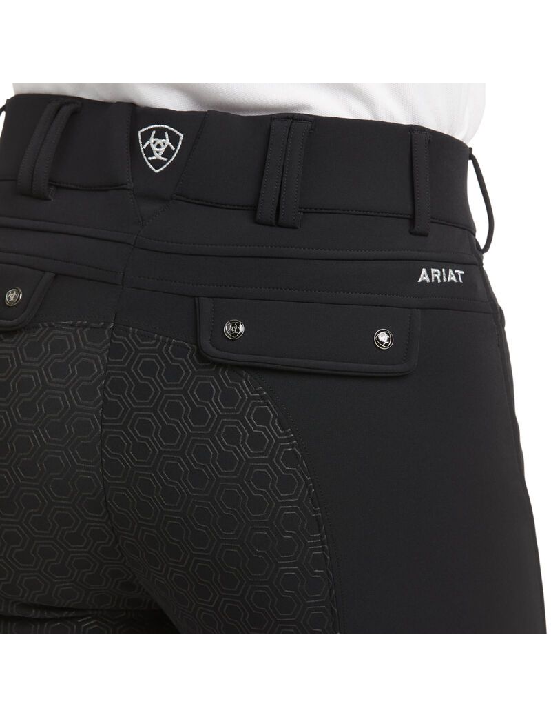 Pantalon Ariat Tri Factor Frost Insulated Full Seat Breech Noir | TRY-3456370