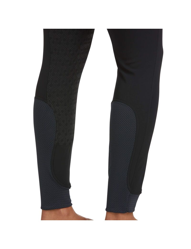 Pantalon Ariat Tri Factor Frost Insulated Full Seat Breech Noir | TRY-3456370