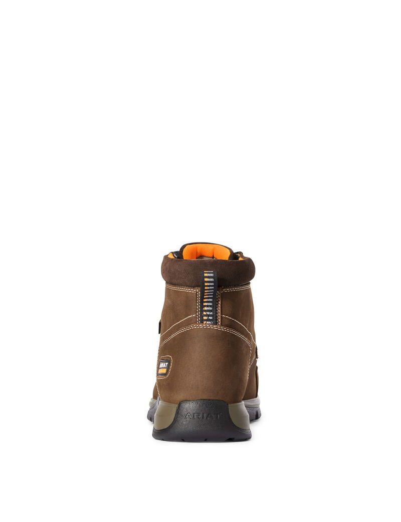 Bottes de Travail Ariat Edge LTE Chukka MetGuard Composite Embout Marron Foncé | HUU-7739756